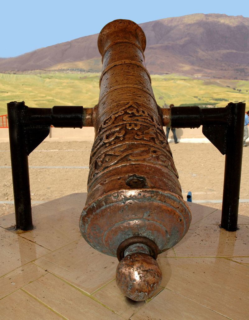 Cannon from the Soran Kingdom on display in the Kurdistan Region’s Rawanduz (Photo: Goran Sabah Ghafour)